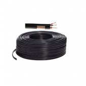 Cablu coaxial CCA RG6 + 2X0,75 alimentare 100M