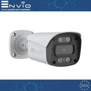 Cameră tip bullet IP cu lentilă fixă 2,8 mm 5 MP LED dublu (IR și LED cald) vedere mixta și microfonIESS-BFM60H500S-DLM